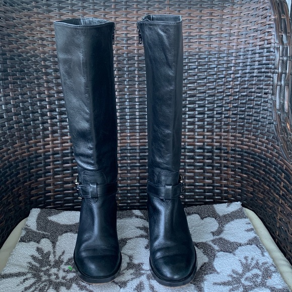 COACH A00699 CAROLINA LEATHER RIDING BOOTS - Picture 2 of 16